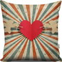 Aberto Design Cojín Multicolor 43 x 43 cm